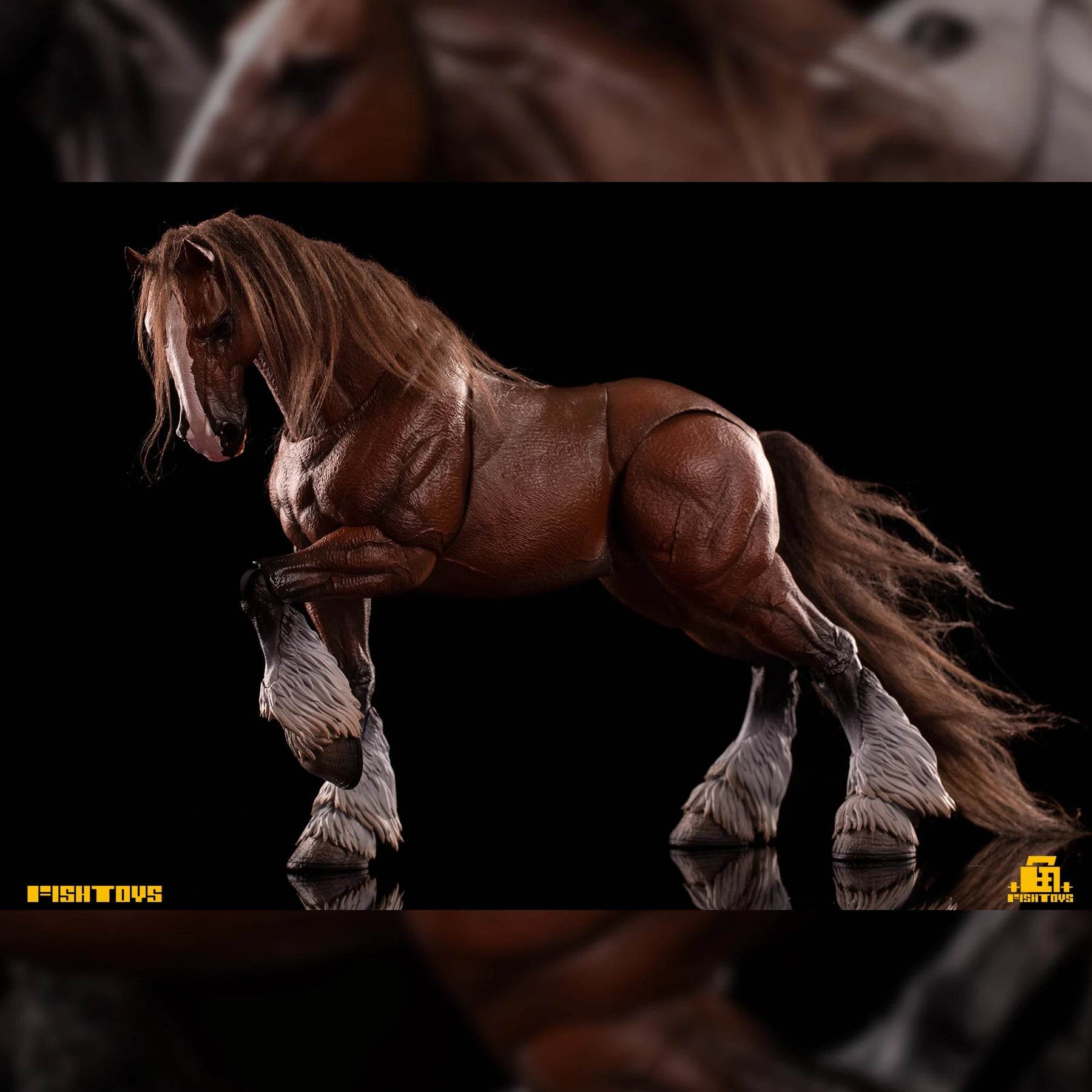 In Stock Fish Toys Horse Basic Model 1/12 Action Figure - ToylandEU