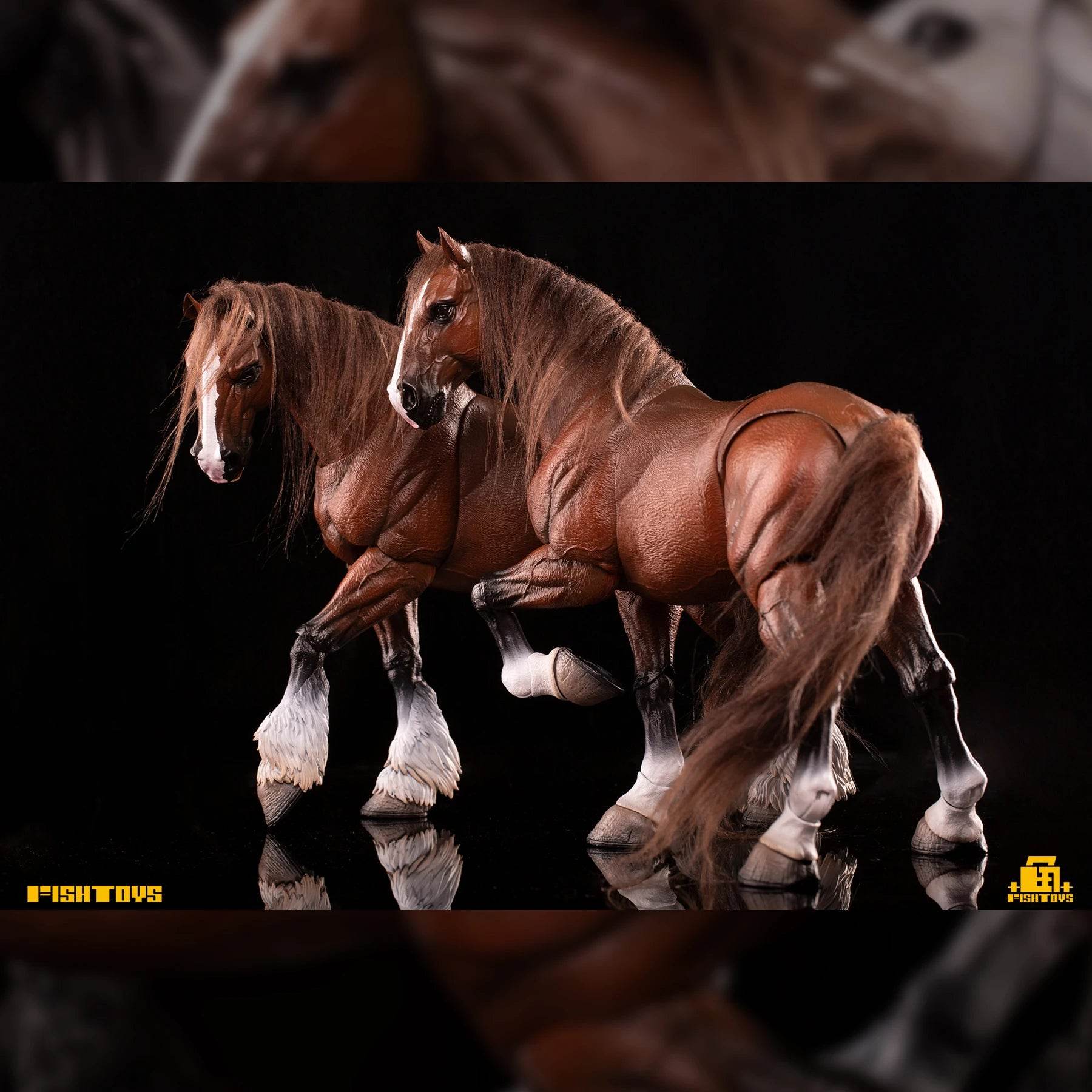 In Stock Fish Toys Horse Basic Model 1/12 Action Figure - ToylandEU