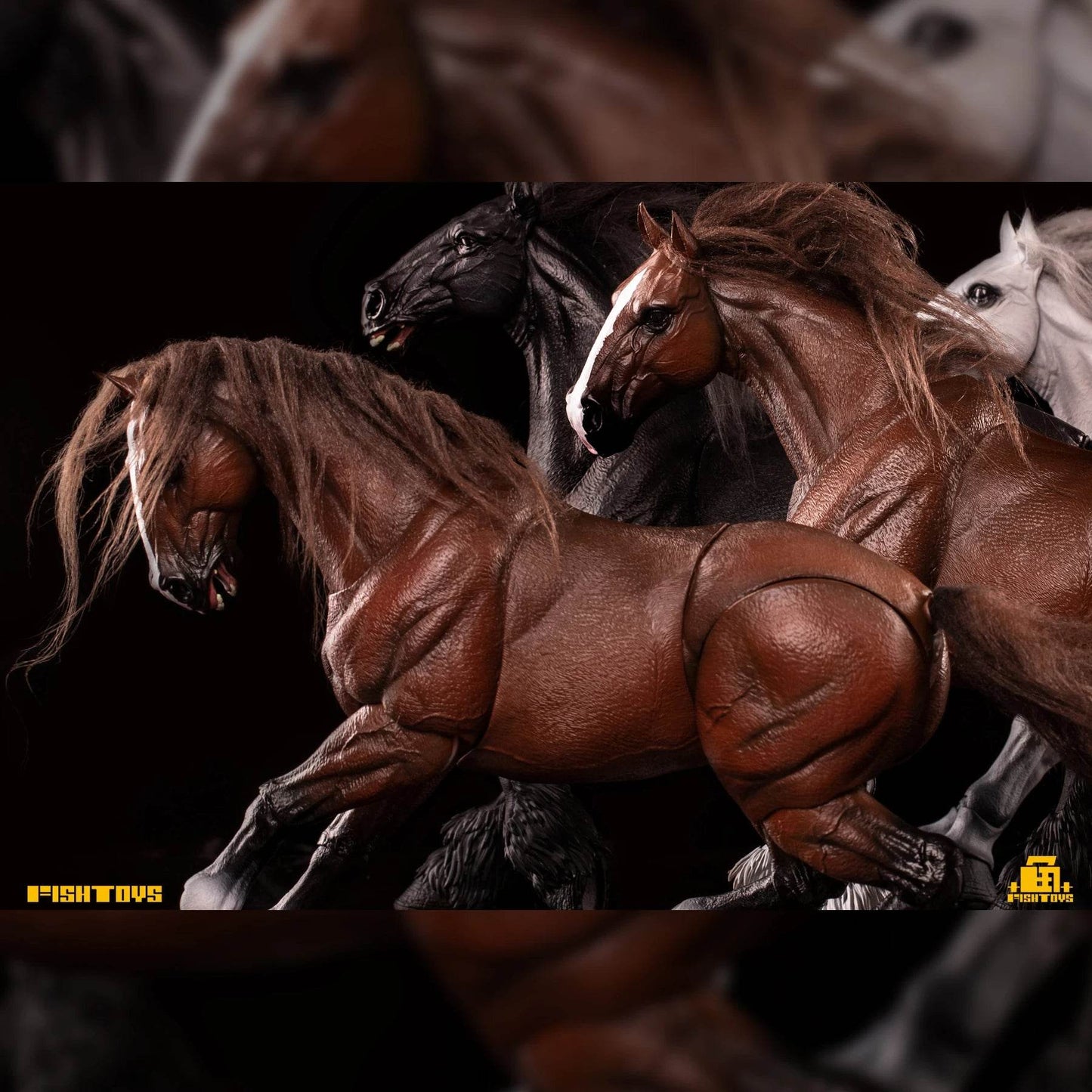 In Stock Fish Toys Horse Basic Model 1/12 Action Figure - ToylandEU