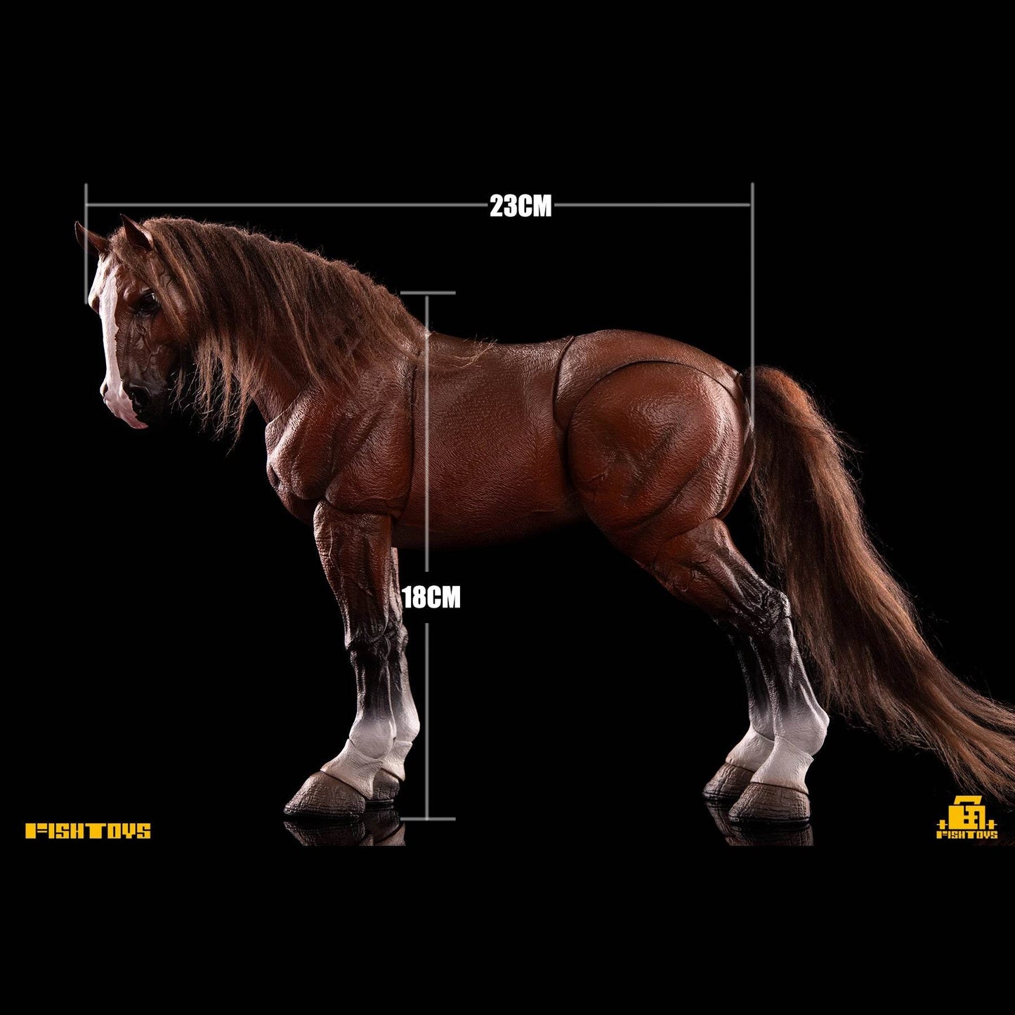 In Stock Fish Toys Horse Basic Model 1/12 Action Figure - ToylandEU