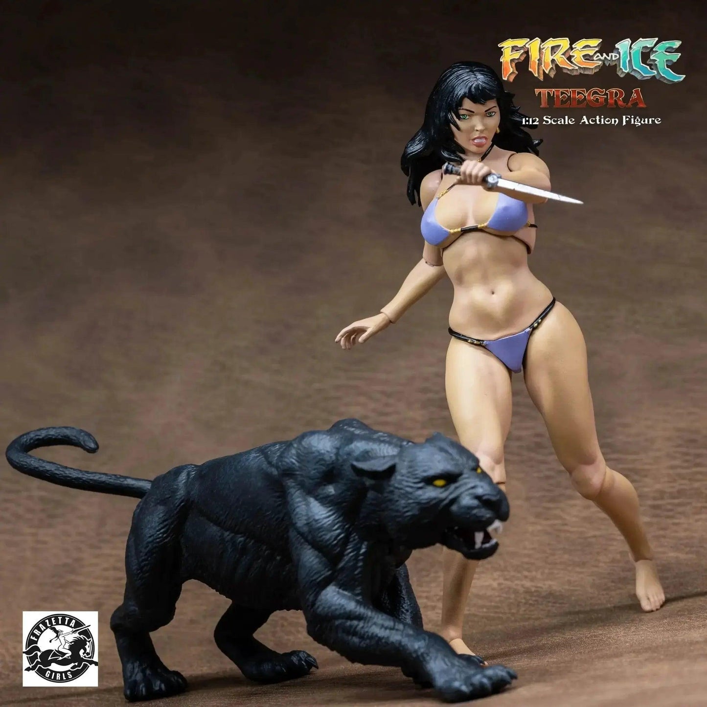  In Stock Frazettagirl Frazetta Daughter 1/12 Teague Panther Set -  ToylandEU™