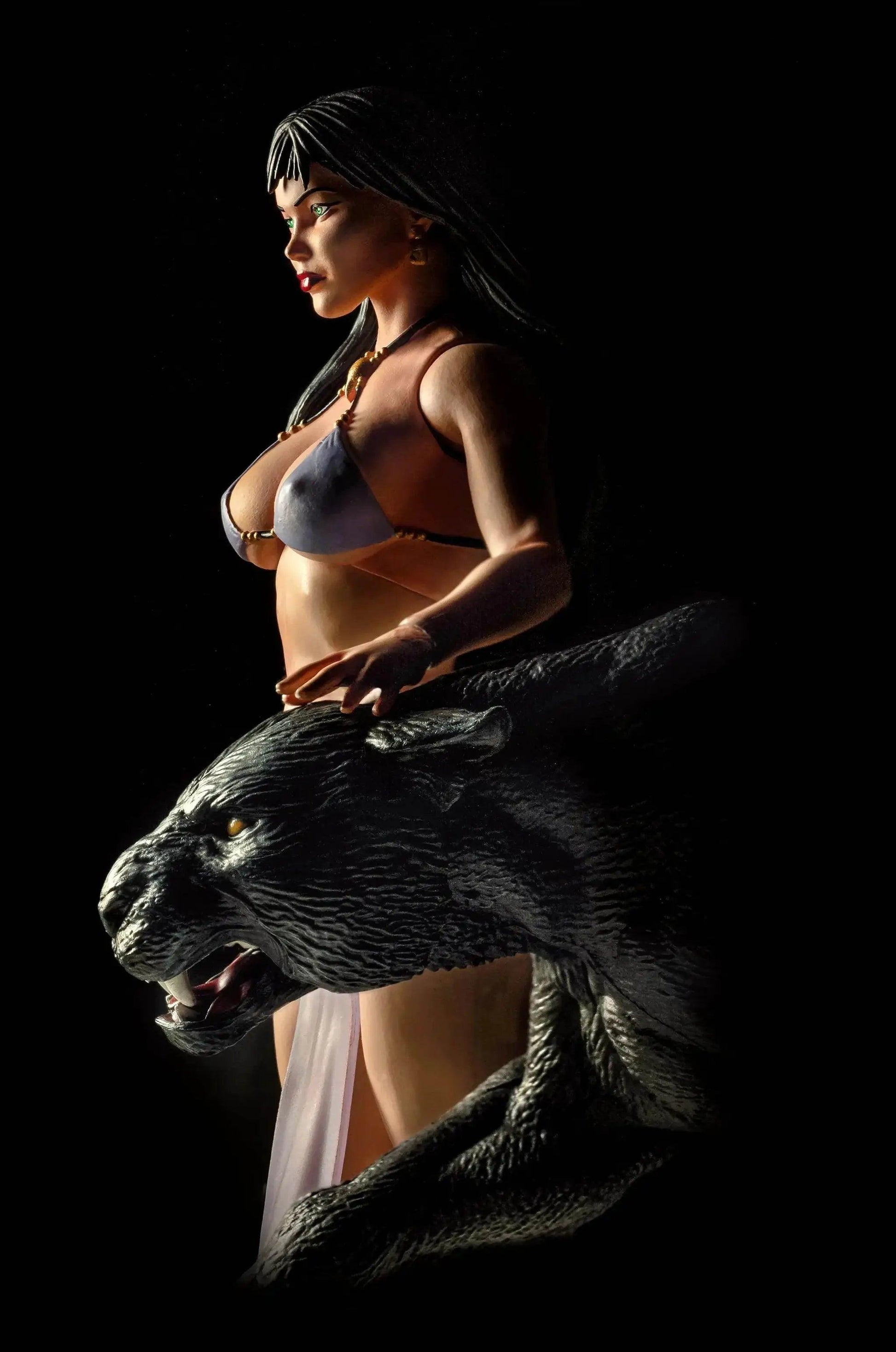  In Stock Frazettagirl Frazetta Daughter 1/12 Teague Panther Set -  ToylandEU™