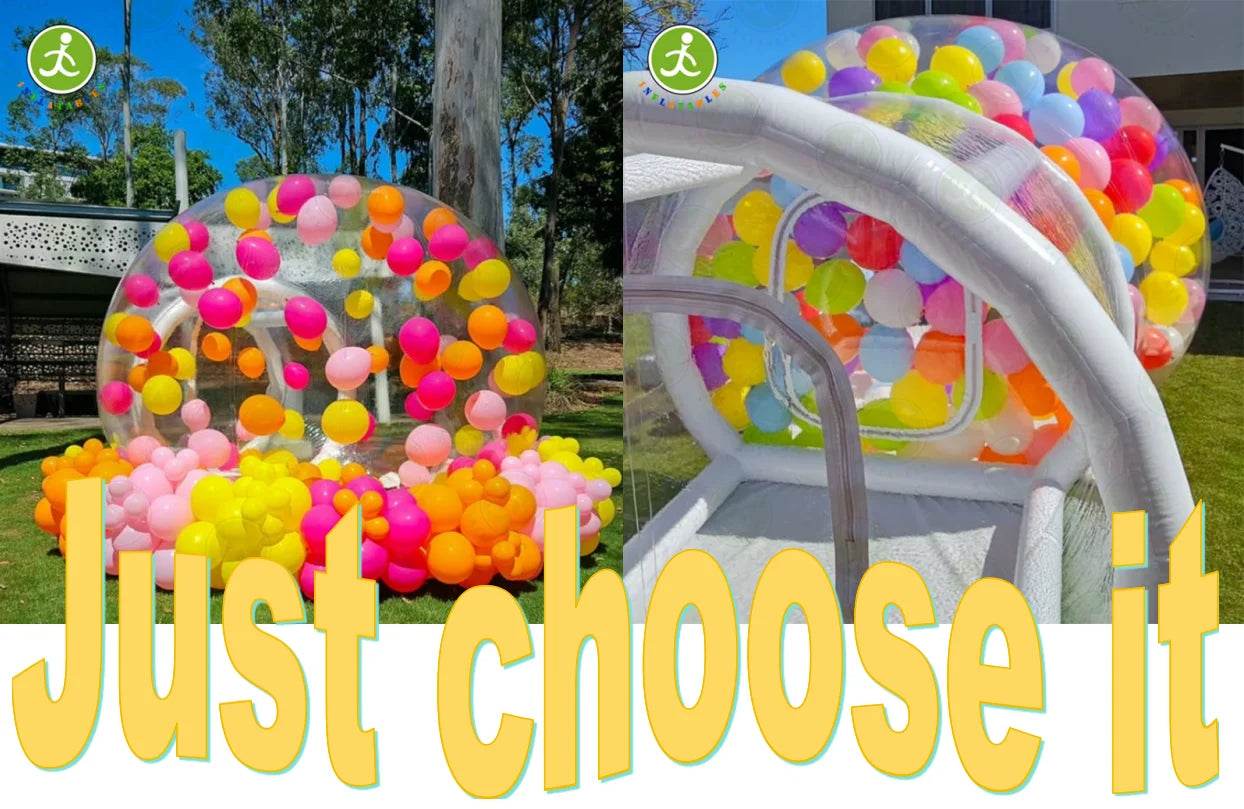 In Stock Free Shipping Clearance Sale Inflatable Soft Bubble Bounce - ToylandEU