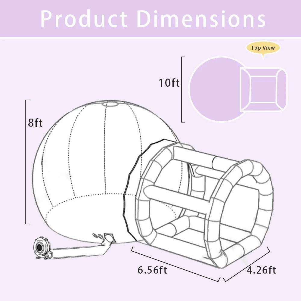 In Stock Free Shipping Clearance Sale Inflatable Soft Bubble Bounce - ToylandEU