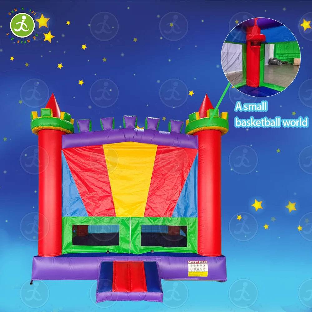 In Stock Inflatable Castle Commercial Grade Bounce House - ToylandEU