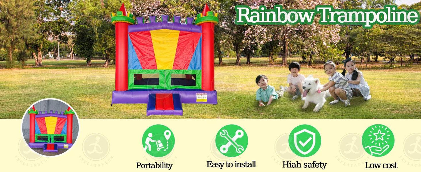 In Stock Inflatable Castle Commercial Grade Bounce House - ToylandEU