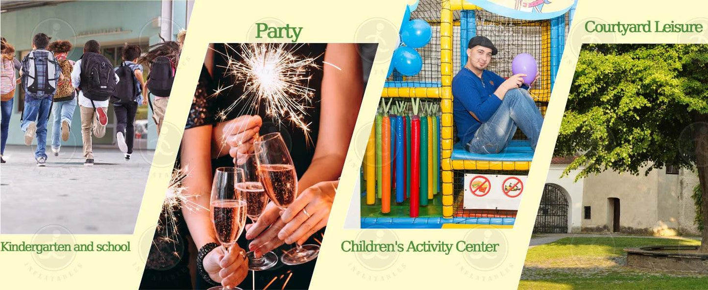 In Stock Inflatable Castle Commercial Grade Bounce House - ToylandEU