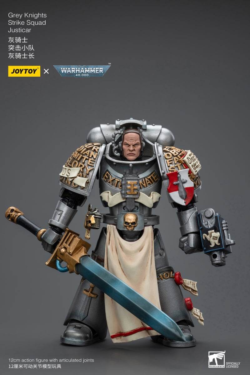 In Stock JOYTOY Warhammer 40K Grey Knights Justicar Figure - ToylandEU
