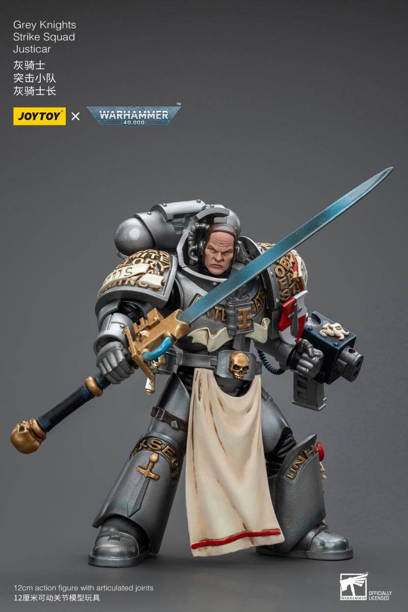 In Stock JOYTOY Warhammer 40K Grey Knights Justicar Figure - ToylandEU