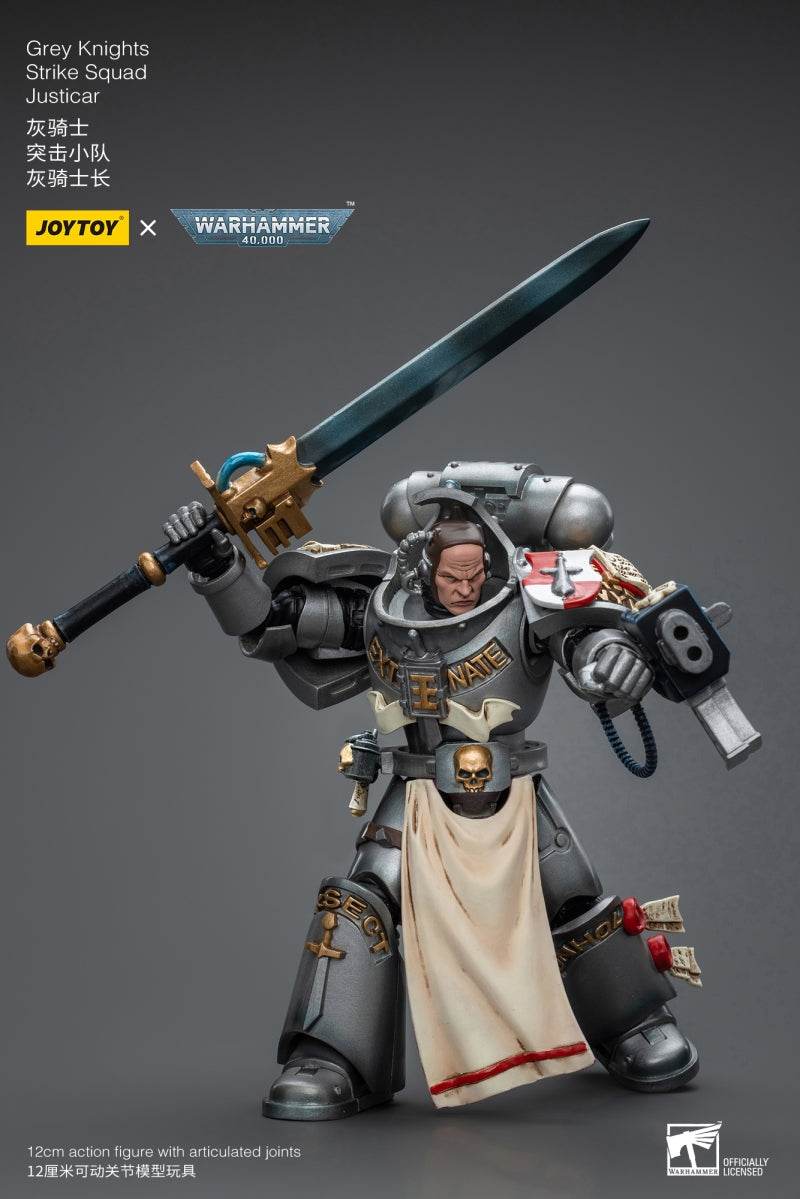In Stock JOYTOY Warhammer 40K Grey Knights Justicar Figure - ToylandEU