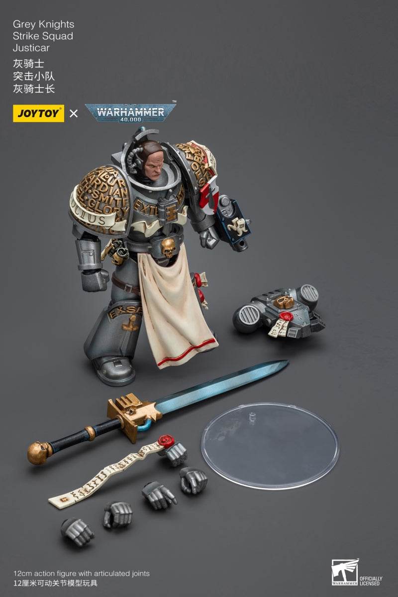 In Stock JOYTOY Warhammer 40K Grey Knights Justicar Figure - ToylandEU