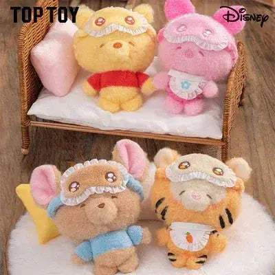 [In Stock] MINISO Disney Squinting Sleepwear Series Plush Keychains Gift Blind Box - ToylandEU
