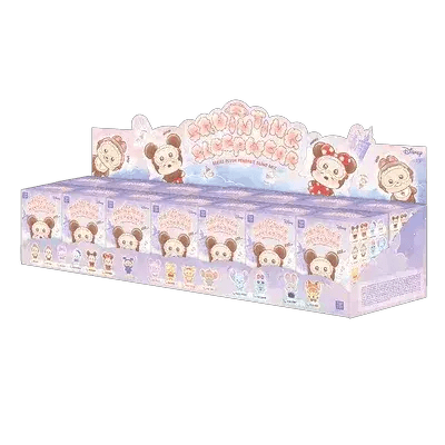 [In Stock] MINISO Disney Squinting Sleepwear Series Plush Keychains Gift Blind Box - ToylandEU