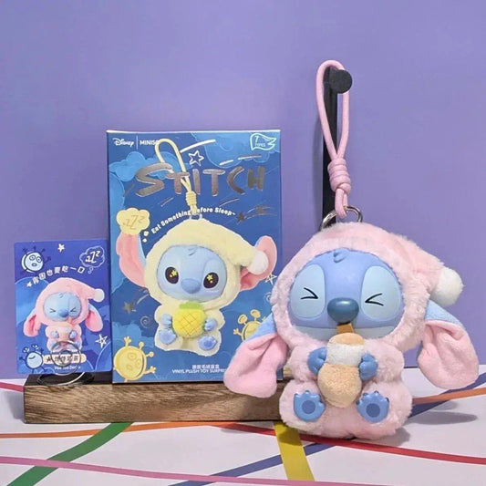  [In Stock] MINISO Stitch Eat Something Before Sleep Plush Keychain Blind Box -  ToylandEU™