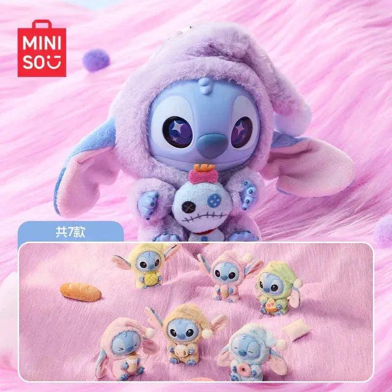  [In Stock] MINISO Stitch Eat Something Before Sleep Plush Keychain Blind Box -  ToylandEU™