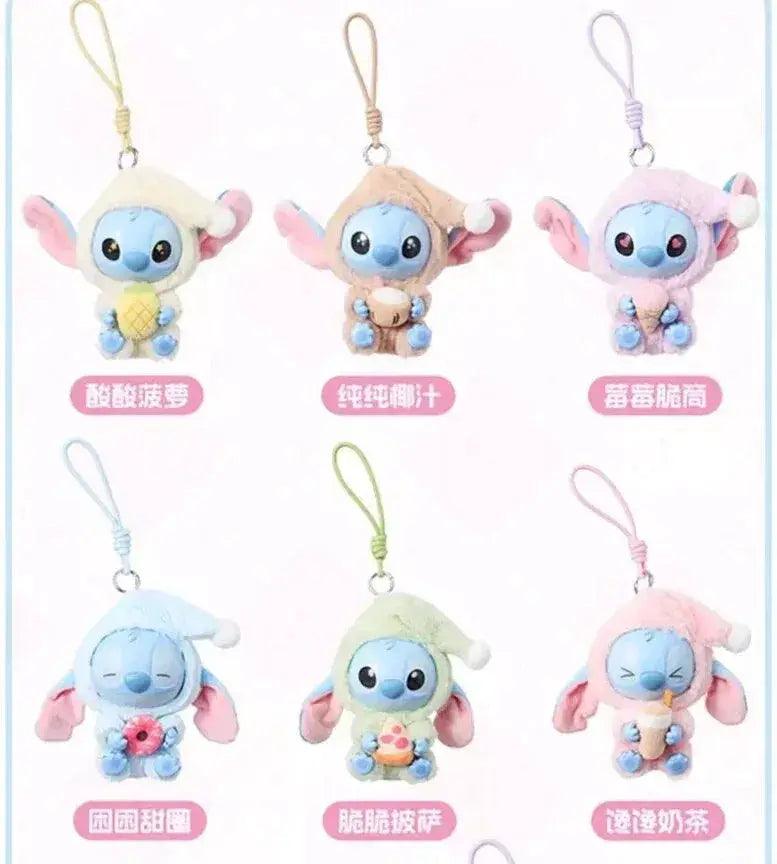  [In Stock] MINISO Stitch Eat Something Before Sleep Plush Keychain Blind Box -  ToylandEU™