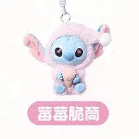  [In Stock] MINISO Stitch Eat Something Before Sleep Plush Keychain Blind Box -  ToylandEU™