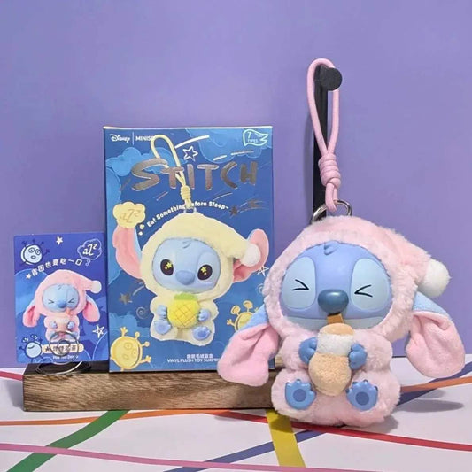  [In Stock] MINISO Stitch Eat Something Before Sleep Plush Keychain Blind Box -  ToylandEU™