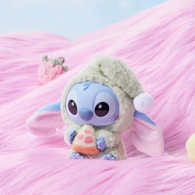 [In Stock] MINISO Stitch Eat Something Before Sleep Plush Keychain Blind Box - ToylandEU