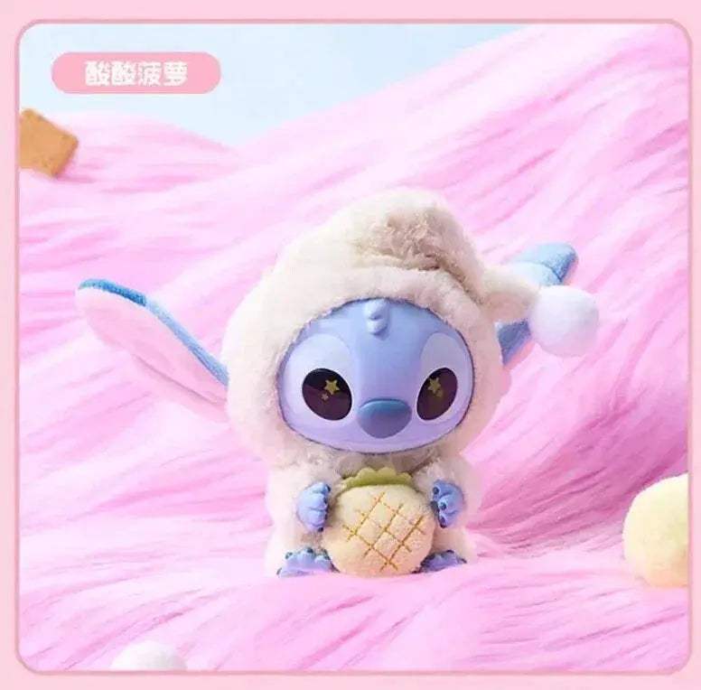 [In Stock] MINISO Stitch Eat Something Before Sleep Plush Keychain Blind Box - ToylandEU