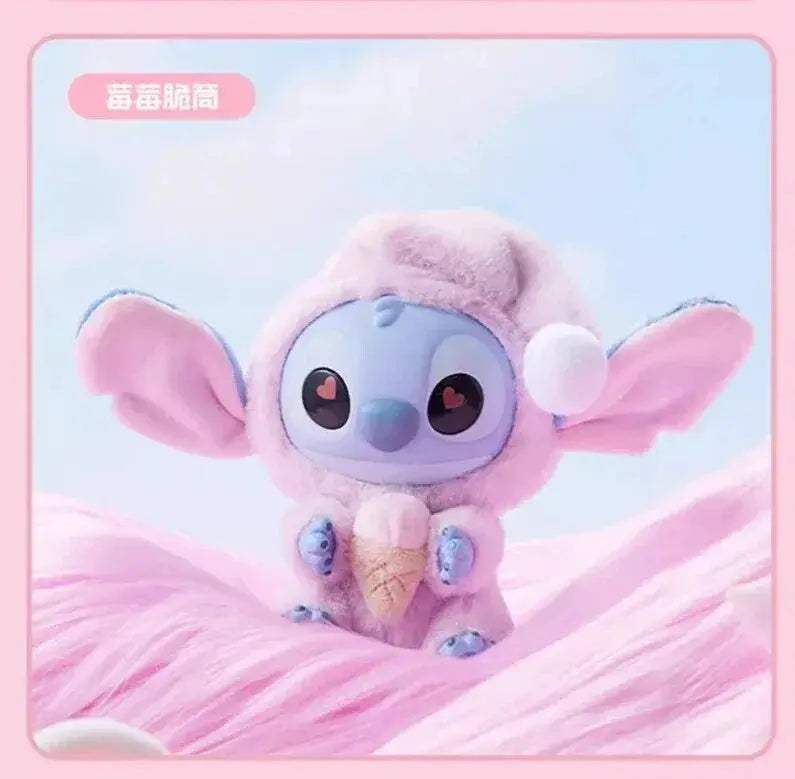 [In Stock] MINISO Stitch Eat Something Before Sleep Plush Keychain Blind Box - ToylandEU