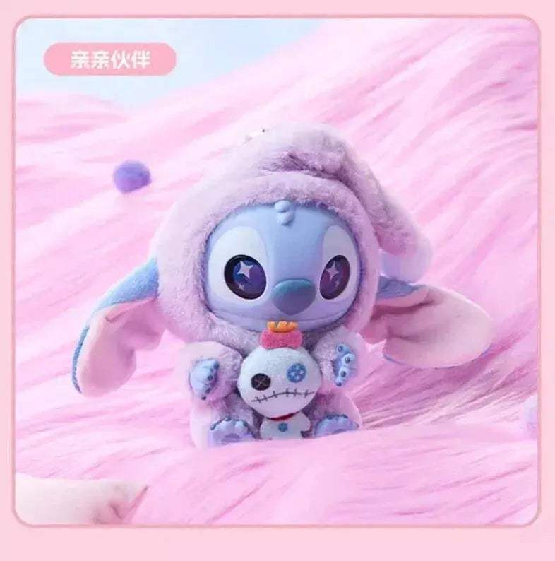[In Stock] MINISO Stitch Eat Something Before Sleep Plush Keychain Blind Box - ToylandEU