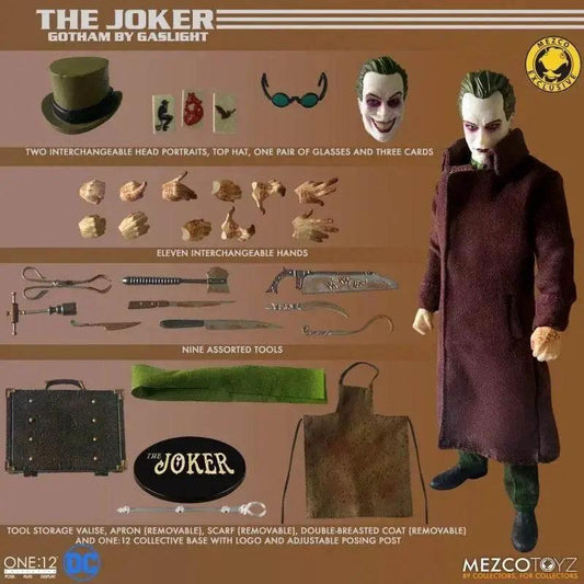  In Stock Mezco Ant One 12 Dc Gaslamp Joker Gift Set -  ToylandEU™