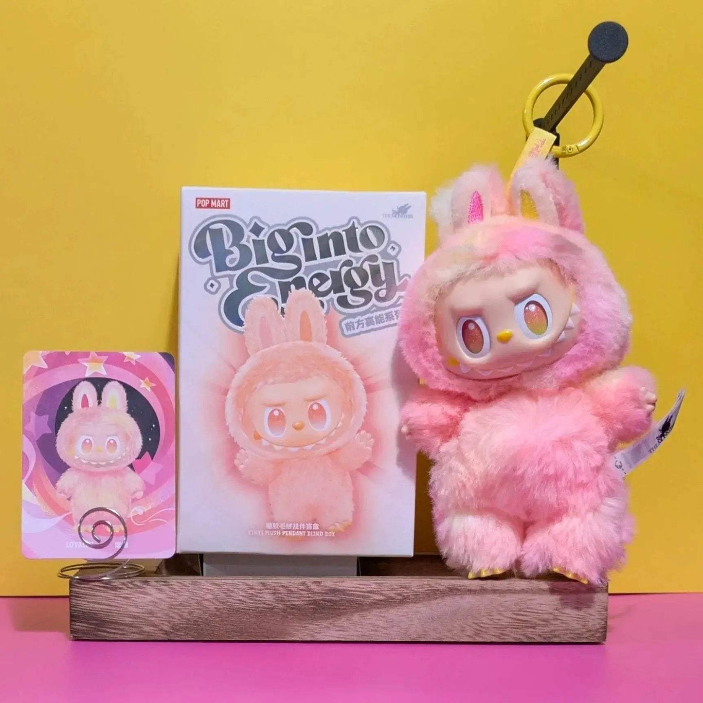 [In Stock] POPMART Big into Energy Series-Vinyl Plush Pendant Blind Box Labubu - ToylandEU