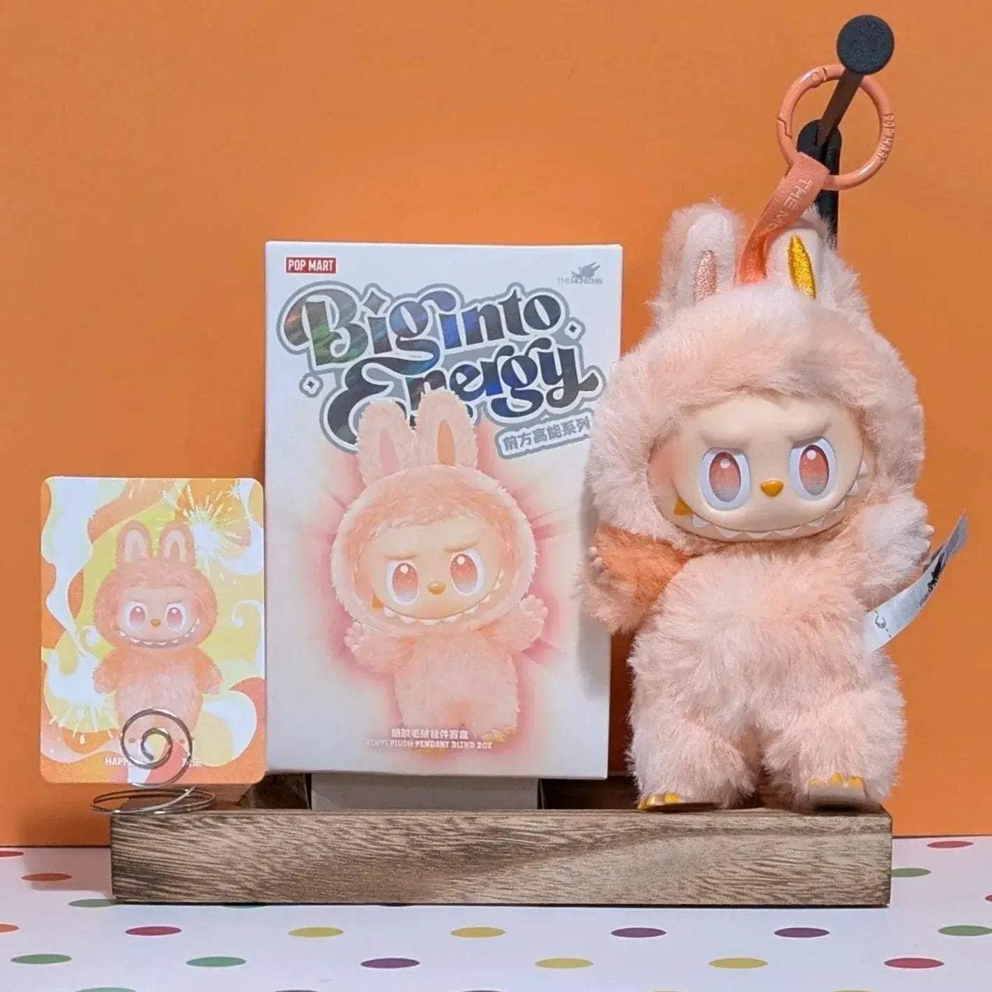 [In Stock] POPMART Big into Energy Series-Vinyl Plush Pendant Blind Box Labubu - ToylandEU