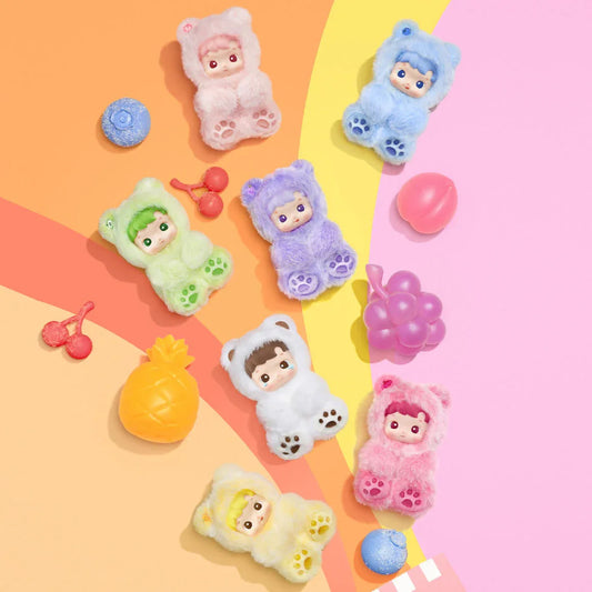 [In Stock] POPMART HACIPUPU Gummy Bear Series-Vinyl Plush Pendant Blind Box (SEALED) - ToylandEU