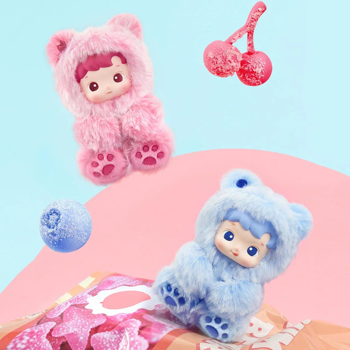 [In Stock] POPMART HACIPUPU Gummy Bear Series-Vinyl Plush Pendant Blind Box (SEALED) - ToylandEU