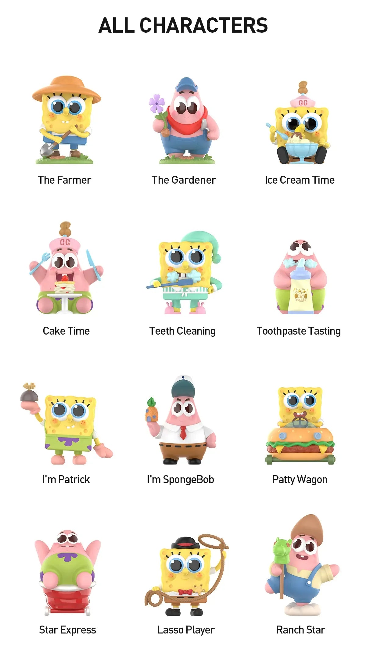 SpongeBob Figures Blind Box Best Friends Series Exclusive Collectible - ToylandEU