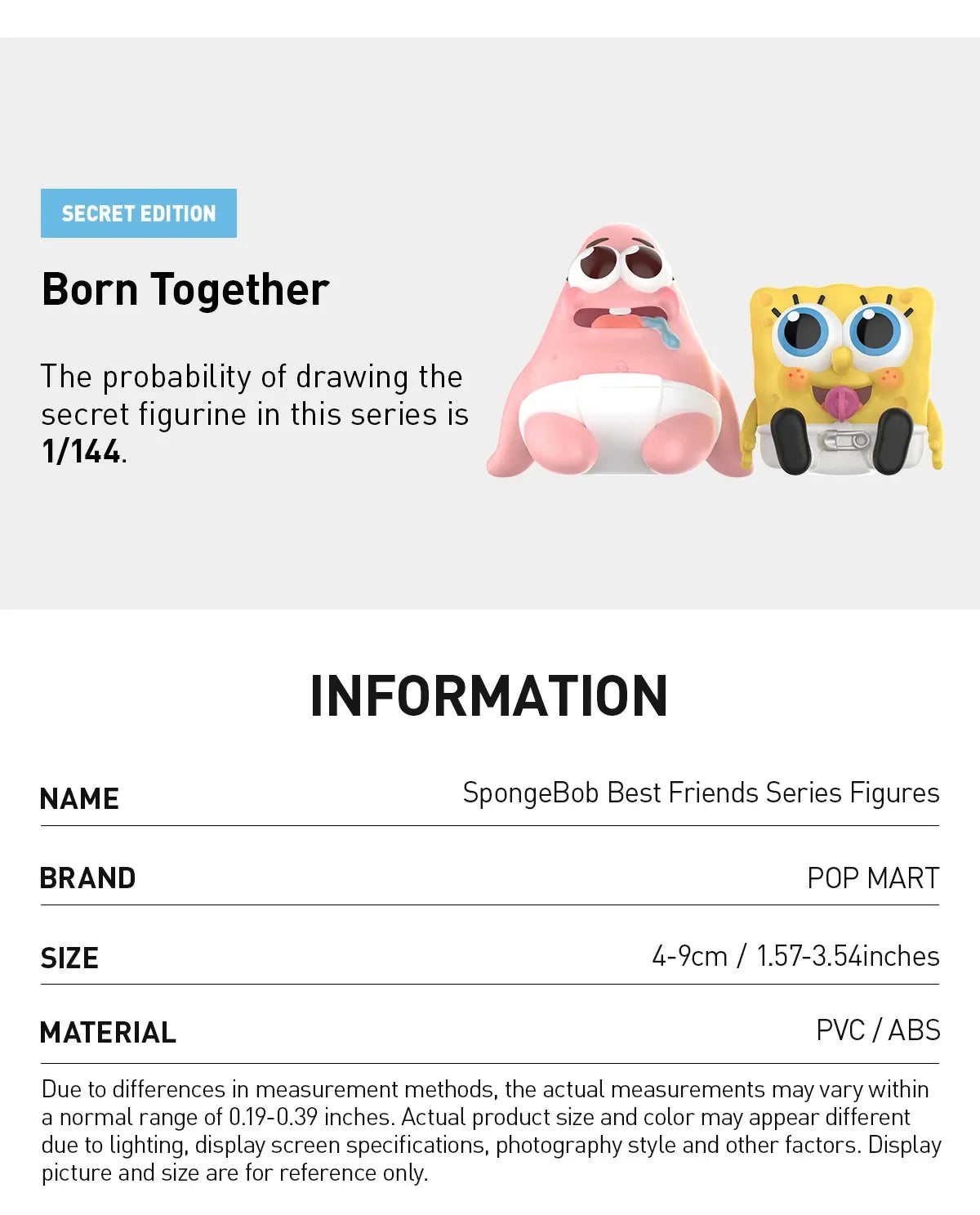 SpongeBob Figures Blind Box Best Friends Series Exclusive Collectible - ToylandEU