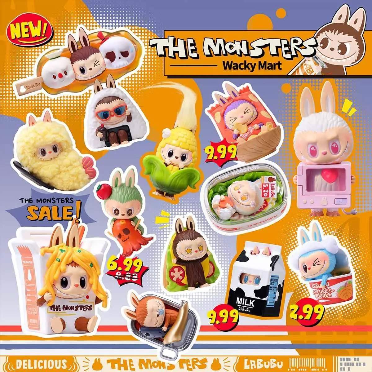 Pop Mart Wacky Mart Figures Blind Box Collectible Surprise - ToylandEU