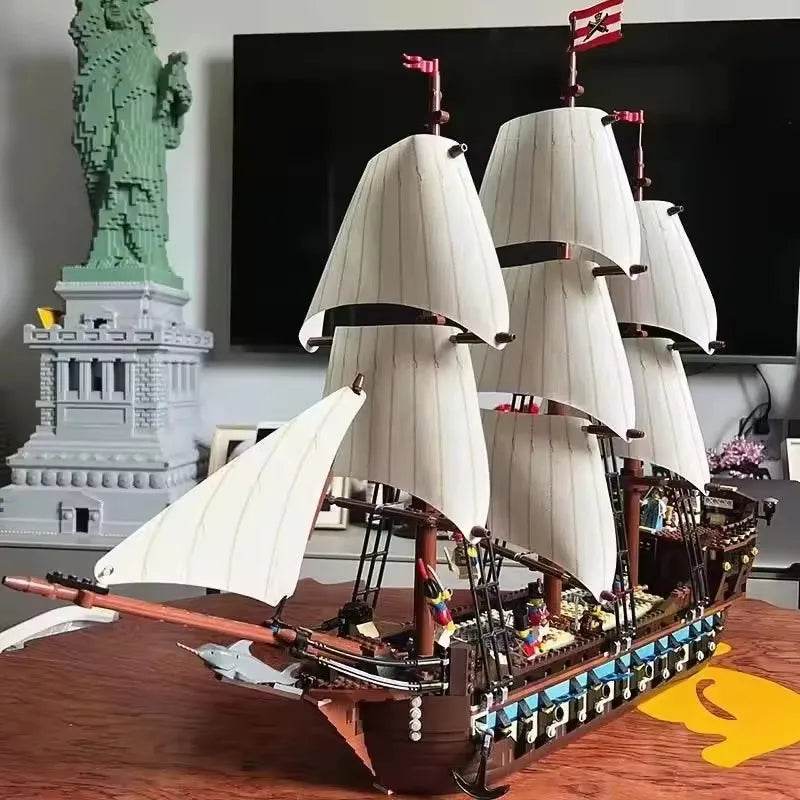 In Stock Pirates Imperial Caribbean Building Blocks Set Flagship Model Compatible 10210 Toy For Children Birthday Christmas Gift - ToylandEU