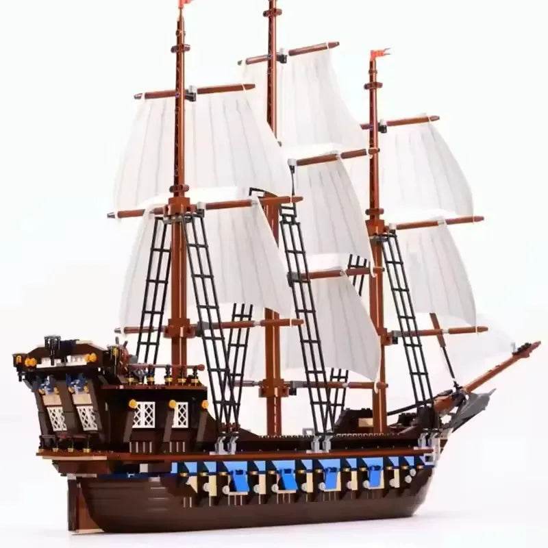 In Stock Pirates Imperial Caribbean Building Blocks Set Flagship Model Compatible 10210 Toy For Children Birthday Christmas Gift - ToylandEU