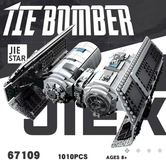 In Stock Technical Space Anime Games MOC Tie Bomber Model Toy 1010pcs - ToylandEU