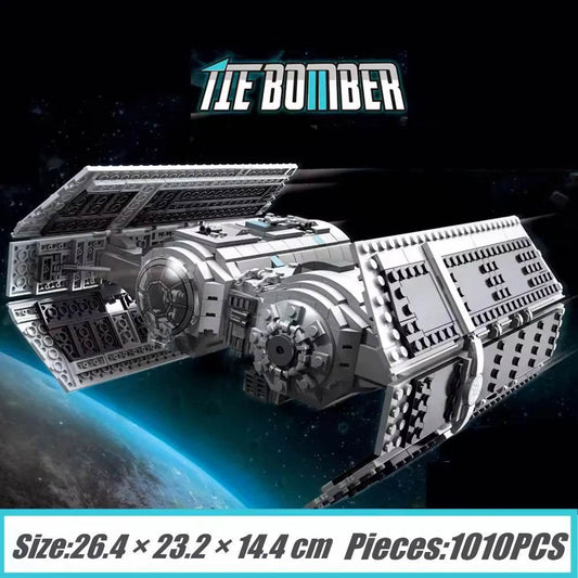 In Stock Technical Space Anime Games MOC Tie Bomber Model Toy 1010pcs - ToylandEU