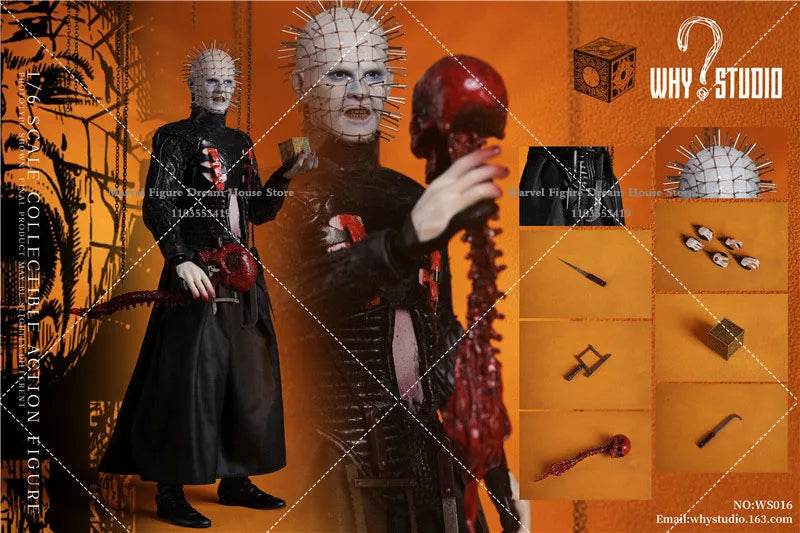 In Stock WHY STUDIO WS016 1/6 Hellraiser Cenobite Figure - ToylandEU