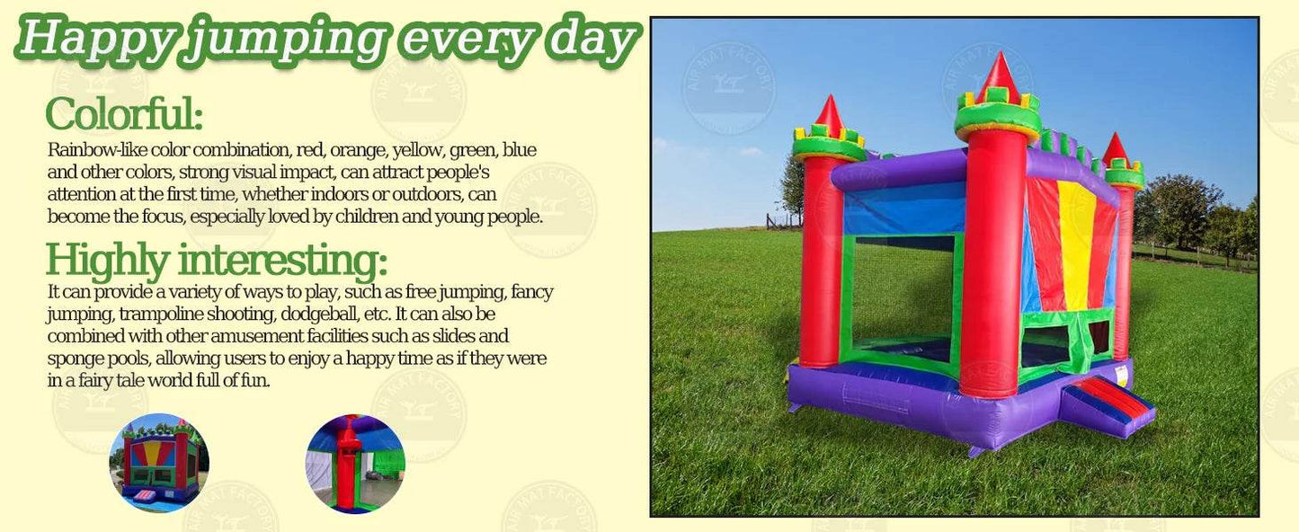 In Stock at US Warehouse Inflatable Castle Bounce House - ToylandEU