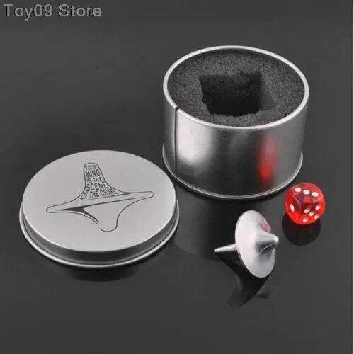 Inception-Inspired Silver Zinc Alloy Spinning Top Toy for Collectors - ToylandEU
