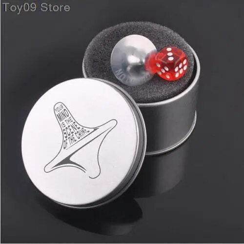 Inception-Inspired Silver Zinc Alloy Spinning Top Toy for Collectors - ToylandEU