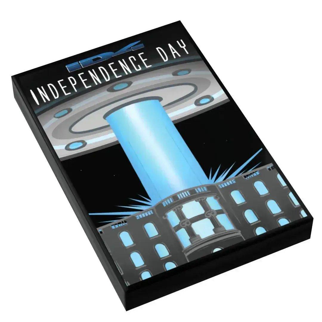  Independence Day LEGO 2x3 Tile Custom Print Authentic -  ToylandEU™