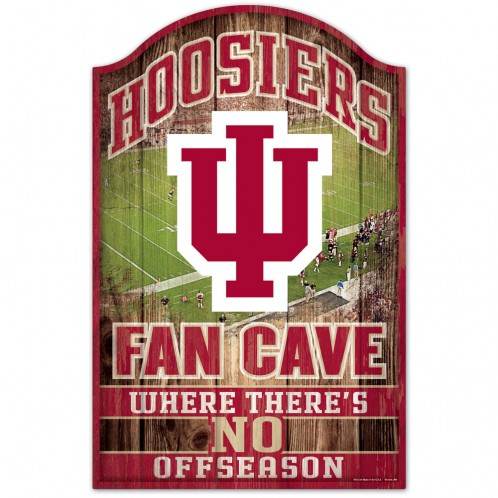 Indiana Hoosiers 11x17 Wood Fan Cave Sign Special Order - ToylandEU