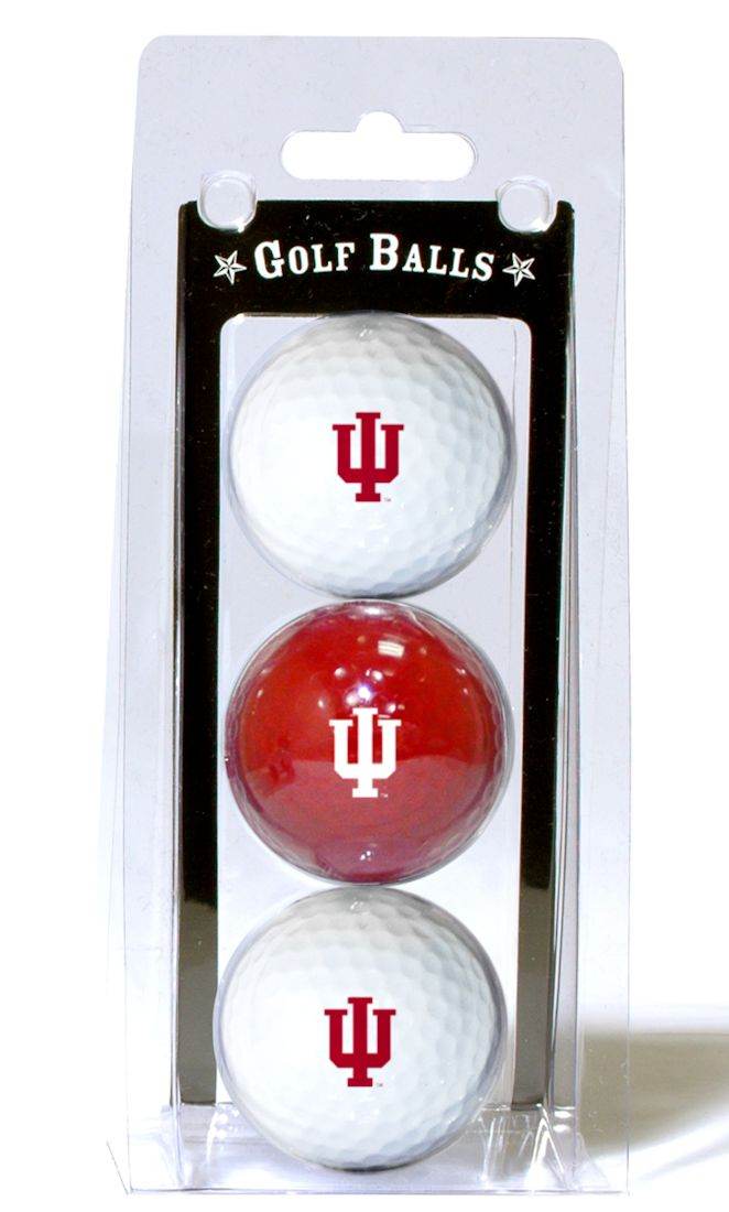 Indiana Hoosiers 3 Pack Golf Balls Team Golf White Colored - ToylandEU