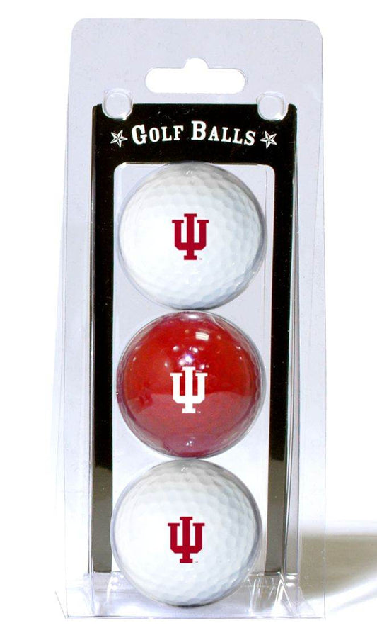 Indiana Hoosiers 3 Pack Golf Balls Team Golf White Colored - ToylandEU