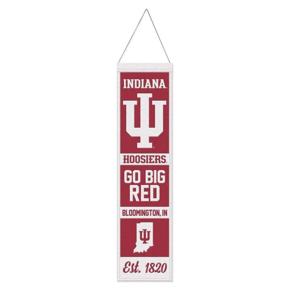  Indiana Hoosiers Banner Wool 8x32 Heritage Evolution Design -  ToylandEU™