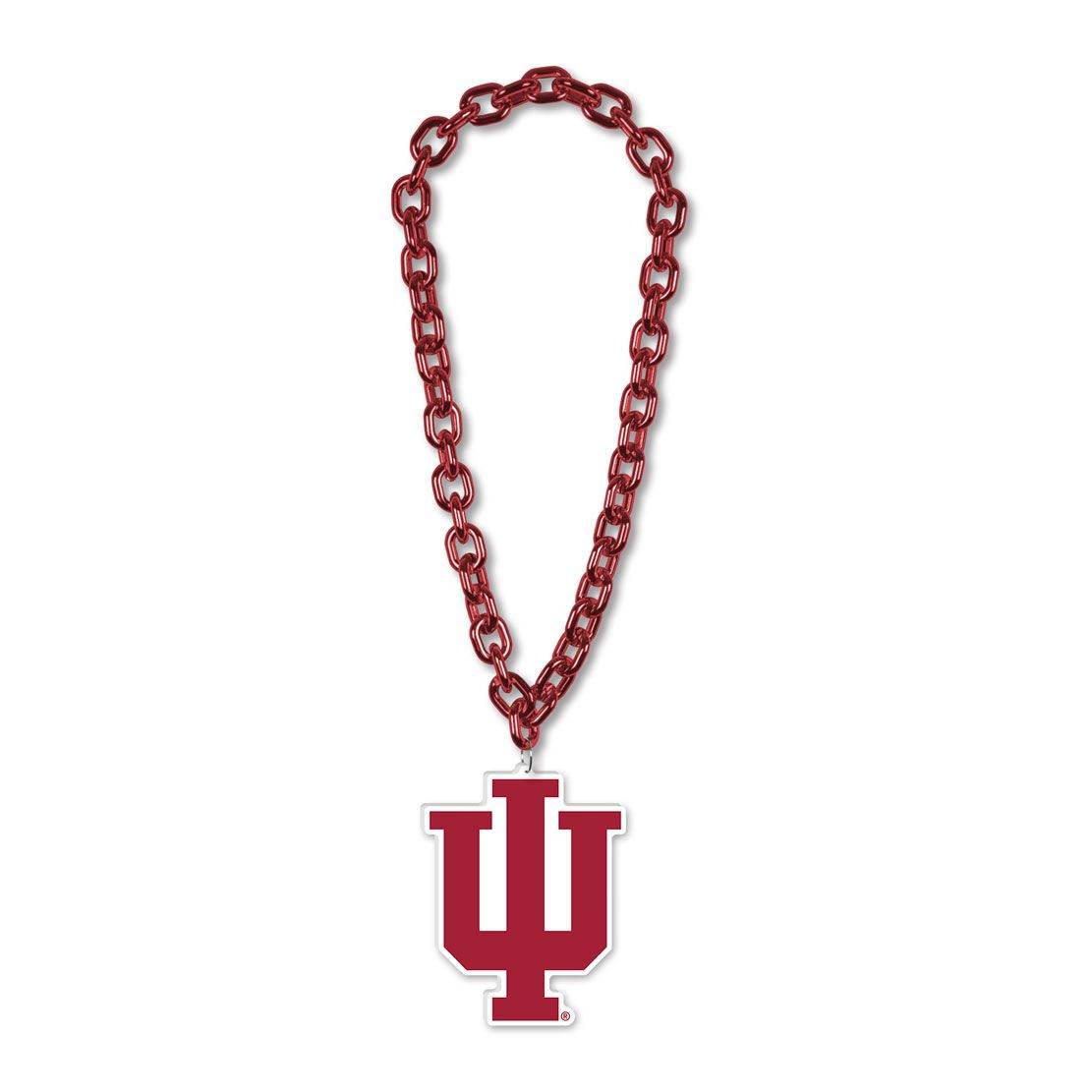 Indiana Hoosiers Big Fan Necklace Chain For Game Day - ToylandEU