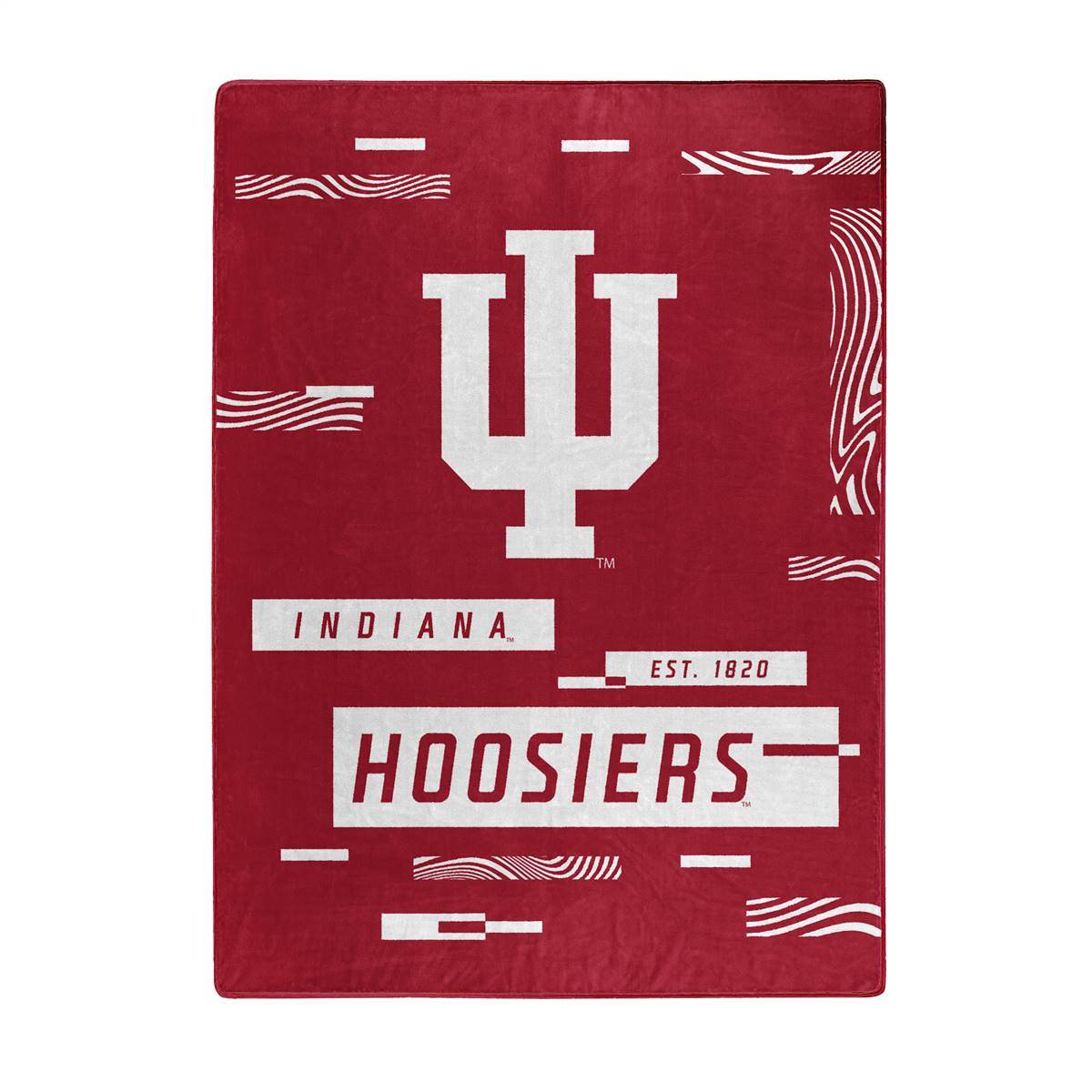 Indiana Hoosiers Blanket 60x80 Raschel Digitize Design - ToylandEU