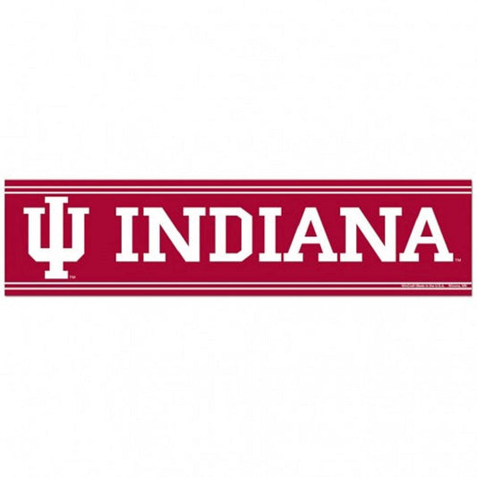Indiana Hoosiers Bumper Sticker Special Order 3x12 Inches - ToylandEU
